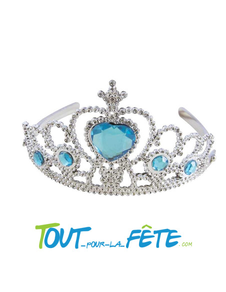 Couronne de Princesse Argent et Bleu