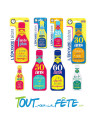 Eponge bouteille anniversaire à l'âge humour