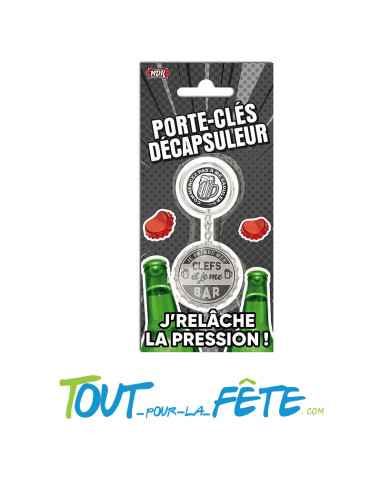 Porte-clé décapsuleur je me bar
