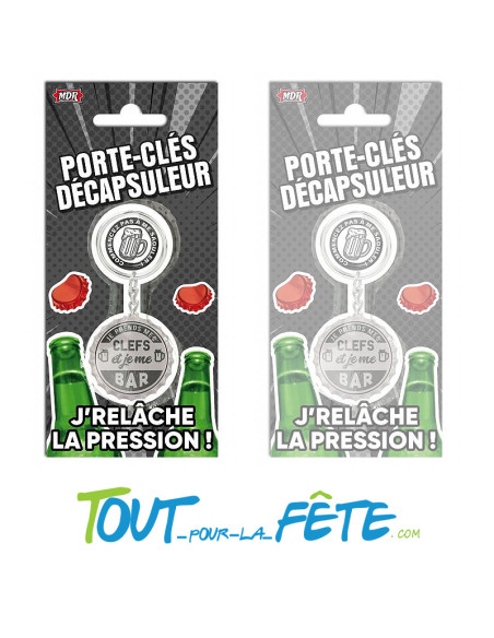 Porte-clé décapsuleur je me bar