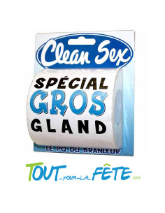 Papier toilette (PQ) Clean Sex Homme