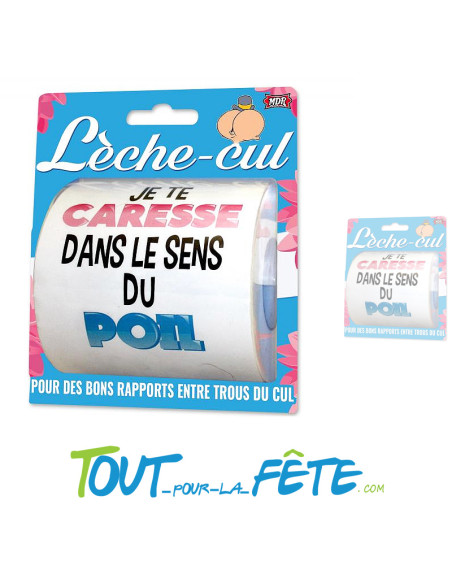Papier toilette (PQ) je te caresse dans le sens du poil