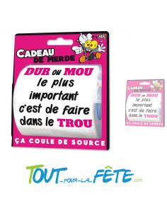 Papier toilette (PQ) cadeau de merde 2
