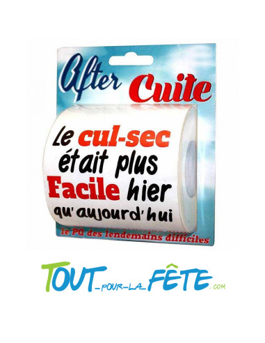 Papier toilette (PQ) After Cuite