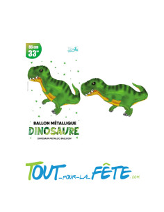 Ballon aluminium T-Rex 85cm