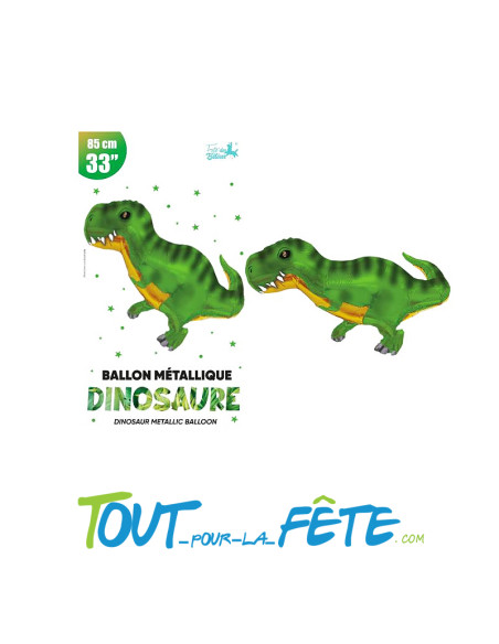 Ballon aluminium T-Rex 85cm