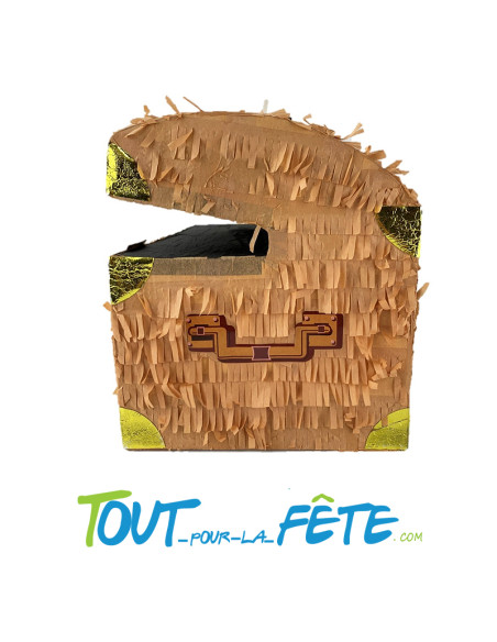 Piñata à tirer Coffre au trésor de pirate