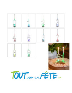 Bougies Chiffres Led Anniversaire