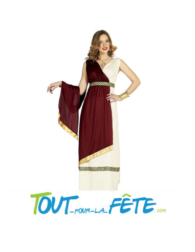 Déguisement de Romaine beige adulte taille M/L