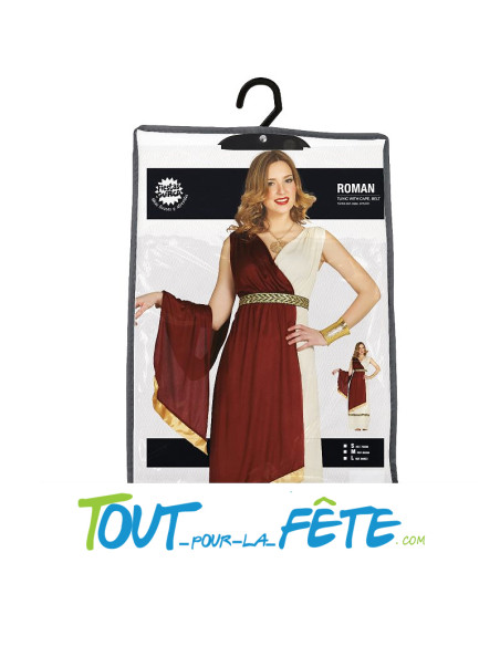 Déguisement de Romaine beige adulte taille M/L