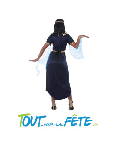 Déguisement de Cléopâtre noir et or adulte 2