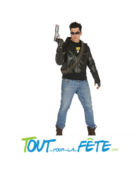 Déguisement de motard adulte taille L