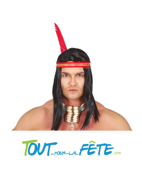 Perruque d'Indien Homme