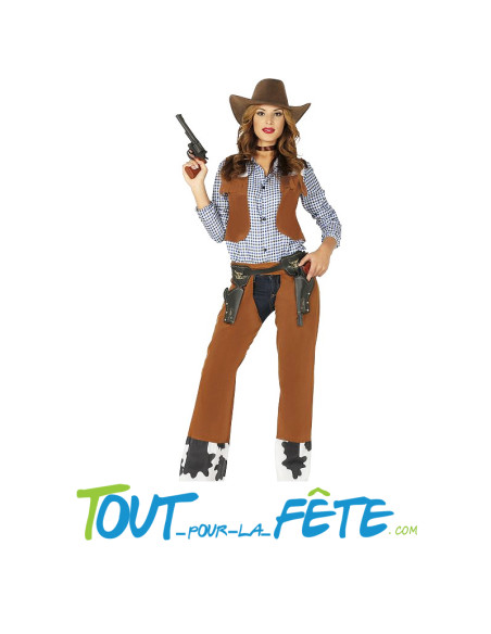 Déguisement de Cowgirl adulte taille L