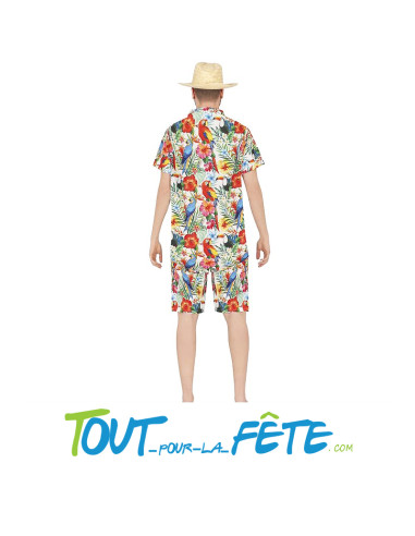 Déguisement de touriste Hawaïen adulte