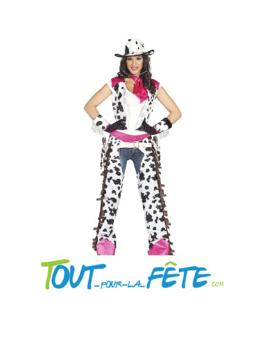Déguisement de Cowgirl rodéo adulte taille L