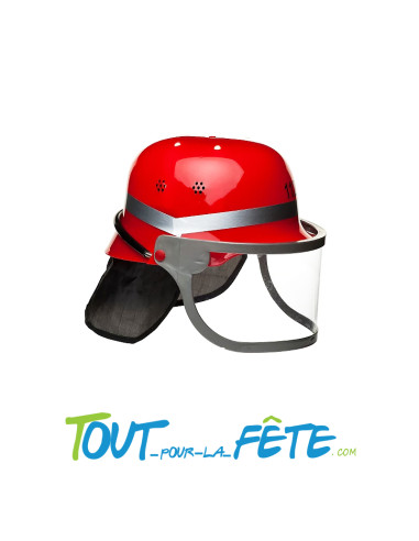 Casque de pompier avec visière