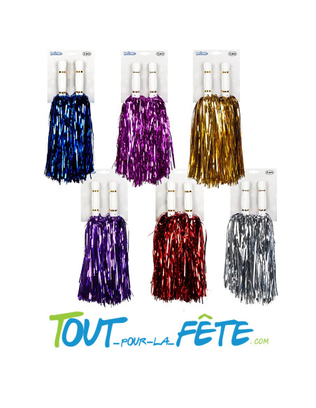 2 Pompom de pom-pom girl plusieurs colories