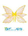 Ailes de fée or