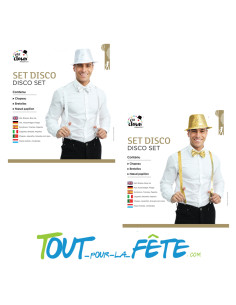 Set disco or ou argent