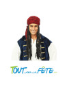 Perruque Pirate avec Bandana Homme