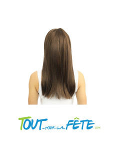 Perruque Longue Raide Femme brun