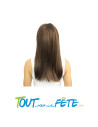 Perruque Longue Raide Femme brun