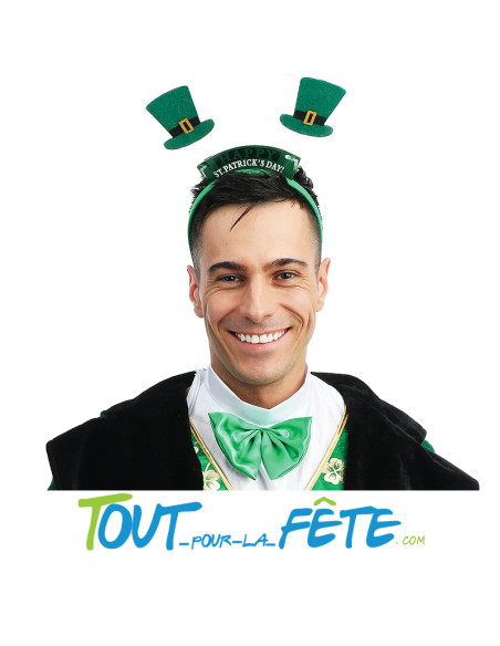 Serre tête chapeau Saint-Patrick