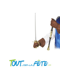 épée de mousquetaire or et noir 68cm ( 2 modèles ) 2