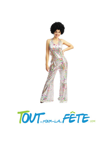 Combinaison femme disco jumpsuit