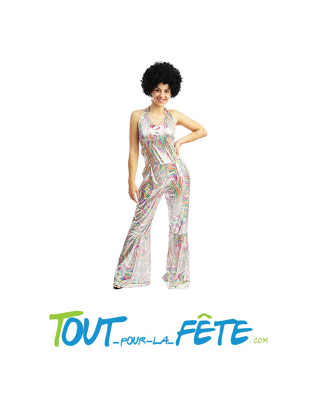 Combinaison femme disco jumpsuit