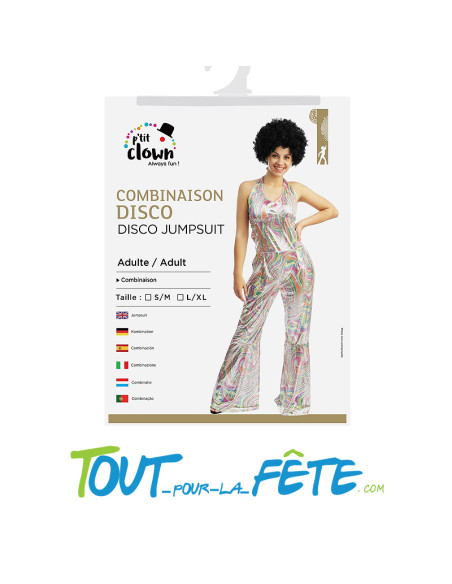 Combinaison femme disco jumpsuit