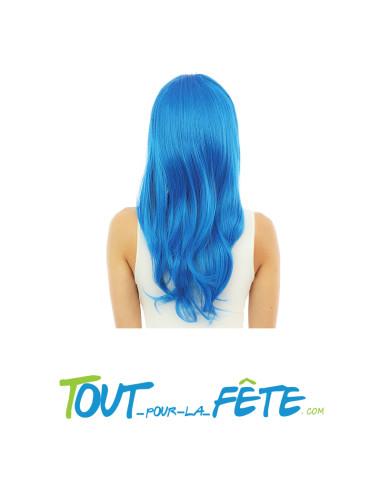 Perruque Longue et Raide avec Frange Femm