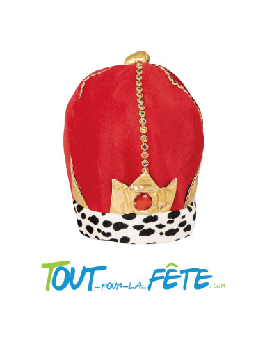 Chapeau de roi avec pierre précieuse