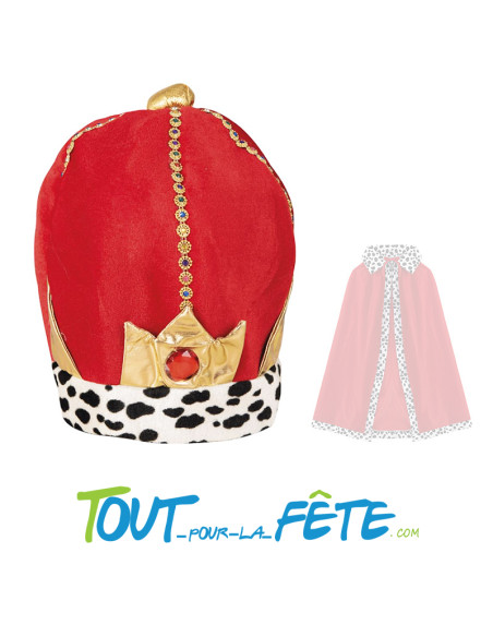 Chapeau de roi avec pierre précieuse