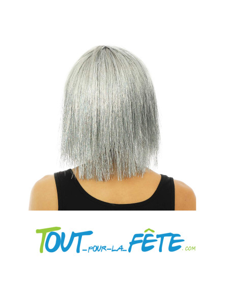 Perruque disco luxe brillante ( 2 coloris disponible )