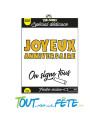 T shirt dédicace joyeux anniversaire
