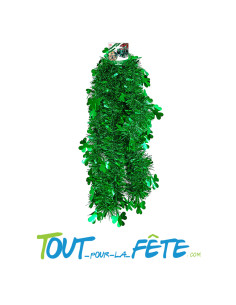 1 guirlande verte trèfle 3m 2