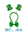 Set Saint-Patrick ( serre-tête + nœud papillon )