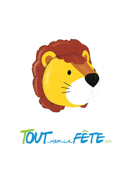 Ballon aluminium Lion 3D 76cm