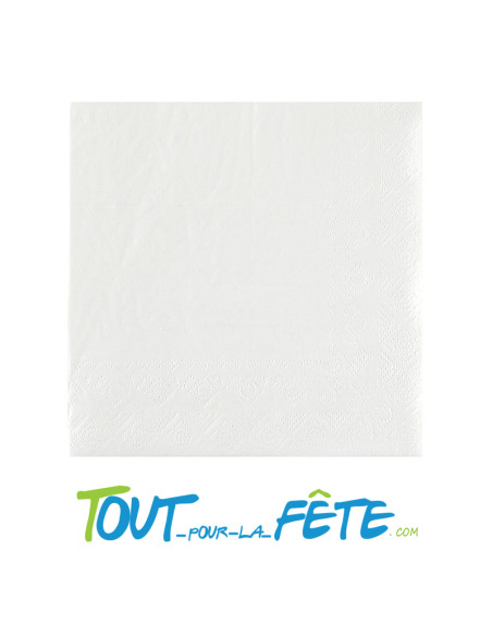 Sachet de 20 serviettes en intissé