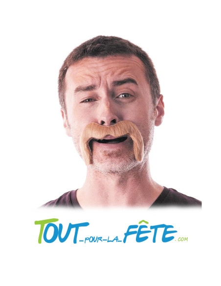 Moustache Watson marron