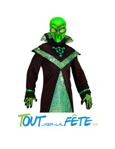 Masque alien / extraterrestre néon PVC 2