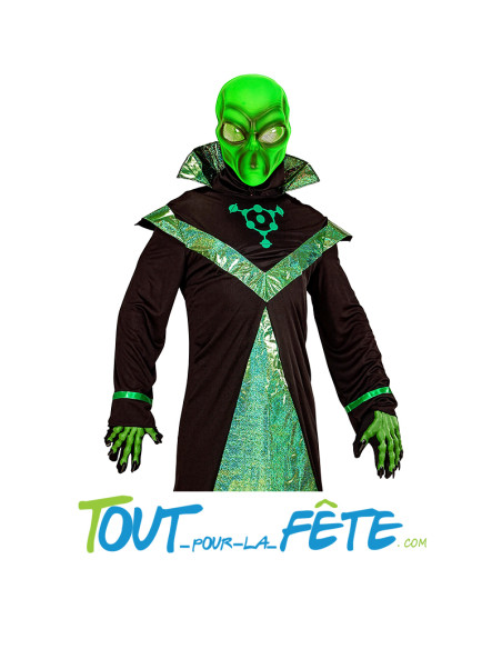 Masque alien / extraterrestre néon PVC