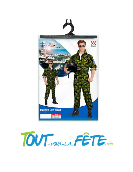 Costume de pilote de chasse top gun