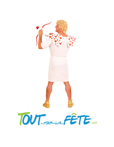 Costume cupidon (tunique, ceinture, ailes)
