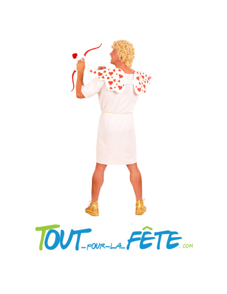 Costume cupidon (tunique, ceinture, ailes)