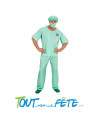 Déguisement medecin infirmier bleu