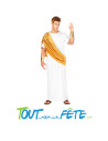 Costume toge blanche et doré Romains