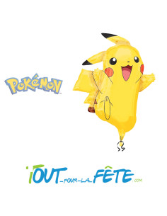 Ballon aluminium forme Pikachu© 62 x 78cm 2